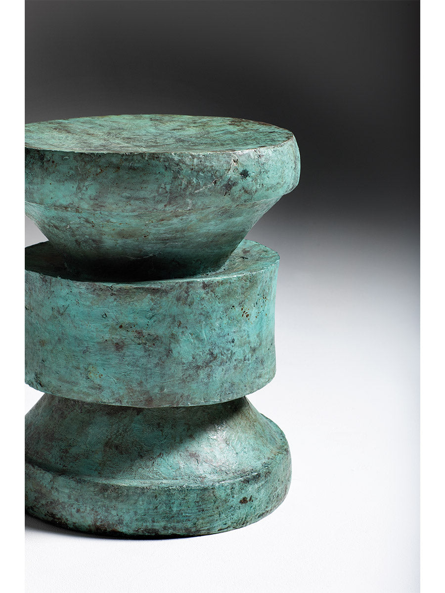 Tabouret Barth en bronze