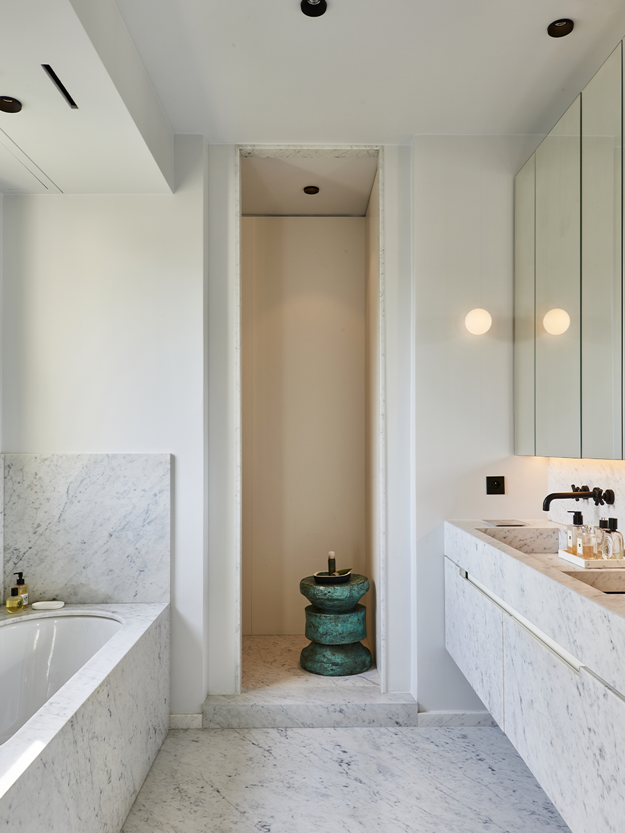 Tabouret Barth en bronze